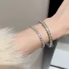 Bulgarije Carer Originele Luxe Designer Armband Versie Super Sprankelende Diamant Ingelegde Zirkoon Slangvormige Vrouwelijke Ontwerp Hoogwaardige Eenvoudige Volledige Diamanten Armband