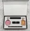 Top 5 em 1 conjunto de presente de maquiagem perfume cosméticos coleção rímel delineador batom parfum kit7463198
