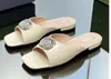 Summer Brand Women Slide Flats Crystal-set Sandals Shoes Sparkling Hardware Beach Slippers Patent Leather Nude Black Green Lady Walking