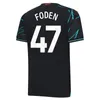 HAALAND Soccer Jerseys MANS CITIES Kits GREALISH BERNARDO MAHREZ Erling J.ALVAREZ DOKU GVARDIOL 23 24 Jersey DE BRUYNE FODEN RODRIGO Kit Ensembles de maillots de football pour enfants