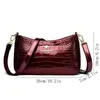 Avondtassen Mode Lakleer Schoudertas Vintage Hoge Kwaliteit Dames Portemonnees En Handtassen Elegante Vrouwelijke Croosbody Messenger Bag