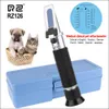 RZ Refractometer Pet Urine Specific Gravity Handheld Veterinary Serum Plasma Protein Hemoglobin Tester Refractometer 231229