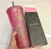 Koreański różowy kubek wodny Kpop Jenny ten sam wysoki poziom marki kawy luksusowy termos kubek towarzyszący kubkowi 231228