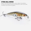 VTAVTA 3PCSBOX 6G 70mm Minnow Fishing Lure Set of Wobblers för gädda och abborre flytande lockar Artificiellt bete crankbait 231229