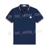 Monclear Shirt Mens Womens Designer Polo Shirt Monclair T Shirt Classic Men's Luxury Polo Shirt Casual En's T-Shirt Serpentine Monclear 67M