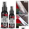 Outils de nettoyage de voiture Solutions de lavage 30 ml / 100 ml Entretien Poudre de fer Rouille Spray Surface métallique Peinture chromée MTI Nettoyant Drop De Dhsmd