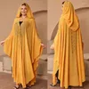 Etnisk kläder Free Size African Robe Dresses For Women Traditionella muslimska Kaftan Abaya med inre elegant femme bröllopsfestklänning