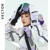 VECTOR Ski Gloves Waterproof with Touchscreen Function Snowboard Thermal Warm Snowmobile Snow Men Women 231228