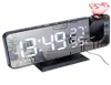 Digitale wekker Klokken USB Wake Up Watch Tafel Elektronische desktop FM-radio Tijdprojector Snooze-functie 28987715