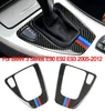 CAR Interiör Center Control Gear Shift Panel Cover Stickers LHD RHD Coliber Car Accessories for BMW E90 E92 E93 3 Series6460008