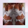 Nxy sous-vêtements Sexy femmes dentelle ensemble de Lingerie érotique grande taille Lingere Sexy blanc noir Langerie nuisette dames sous-vêtements Bikini Pan8505024