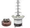 4567 Tiers Commercial Chocolate Fountain Machine Rostfritt stål Apparater Chokladcylinder för bröllopsfest El Use7036158
