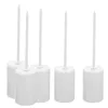Candle Holders 5 Pcs Christmas Tree Wax Holder With Spike Taper Candles Insert Cup Party Metal Stand Decor Conical
