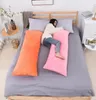 Super Soft Velvet Long Body Pillow Case Solid Bedding Pillow Case Decorative Body Cover For Home el4774273