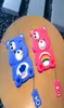 3D Bear Soft Cover Cute Funny Phone Cases for iPhone 6S 7 8 Plus X XR Xs 11 12 Pro Max back case35896895157434