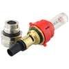 Underfloor Heating Manifold Flow Meter Regulator HVAC System Flow Rate Indicator DN25 0-95° Working Temperature 231229