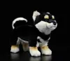 28cm Shiba inu Real Life Standing Standing Japanady Black Dog Pet Doll Soft Lifelike Animal Cute Kide Toys Toys Christmas Gifts Q09145218