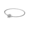 Pandoras Bracelet Designer For Women Original Quality Charm Bracelets Jewelry Silver Bead Five-pointed Snowflake Bracelets