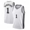 Herren 1 Victor Wembanyama Basketball Trikots Custom Männer Jugend Kinder Keldon Johnson Erste Runde Tim San Duncan Antonio Jersey Custom