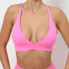 Yoga Outfit Sexy Sportbeha Voor Vrouwen 1/2 Half Cup Sport Lycra Gym Top Groen Roze Blauw Rood Zwart Deportivos bralette Mujer