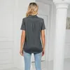 Damenblusen, modisch, lässig, locker, Sommer, Damen-Top, T-Shirt, schnell trocknend, schweißabsorbierend