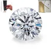 Altro colore da 3 mm a 15 mm d vvs1 moissanite sciolto test diamond test per perle di musossanite rotonde naturale bianca brillante Stone212g