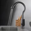 Kitchen Faucets Gun Gray 304 Stainless Steel Pull-out Sink Faucet Two Function Single Handle And Cold Mixer Taps Deck Mounted