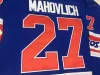 Maglia da hockey personalizzata vintage #27 FRANK MAHOVLICH Toronto Toros 1974 WHA CCM blu cucita qualsiasi nome numero S-5XL