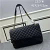 Borsa super designer 7A Borsa maxi con patta classica Borse da donna alla moda Borse a tracolla con catena in pelle Pelle di vacchetta Borsa a tracolla nera Borse trapuntate spedizione gratuita