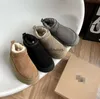 Mulheres inverno ultra mini bota designer botas de plataforma australiana para homens couro real quente tornozelo pele botas sapato luxuoso uggccdd