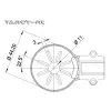 Tarot-Rc TL4Q004 Base de motor de tubo de 20 mm de diâmetro/tipo ventilador/montagem de motor tipo luz para motor dentro de 44 mm/tubo de braço de fibra de carbono de 20 mm