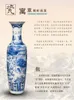 Vase Jingdezhen Ceramics Floar Large Vase Blue and White Porcelain Hand Painted Living Room EL装飾装飾品