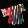 Smoking Pipes Cleaning Sliver Cotton Strips Tool Flue Hand Made 100 pieces a lot 16.5cm Dry Herb Tobacco Smoking Pipe White Fittings Accessories Consumables Colorful