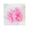 Dekorative Blumenkränze, 13–15 cm, künstlicher Hortensienblütenkopf für Hochzeit, Geburtstag, Party, Dekoration, DIY-Girlande, Wanddekoration