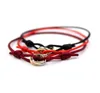 Bracelets d'amant de chaîne rouge de mode pour les femmes trois couches bracelets de charme de cordon noir chanceux Bracelet réglable de cordon rouge Gift8817426