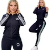 2024cc Fall New Women's Tracksuits الفاخرة العلامة التجارية الأزياء غير الرسمية المكونة من قطعةتين