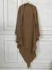 Vêtements ethniques Long Khimar Ramdan Eid Musulman Modeste Hijab Foulard Femmes Une Pièce Écharpe Islamique Hijabs Musulman Prière Vêtement
