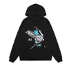 جديد يمثل هوديز المصمم إعادة صياغة Sweatshirts رسالة Men's Tide Brand Wild High Street Disual Lough Hellstar Hoodie