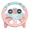 Toy Car Wheel Dzieciowe zabawki Dziecko Dzieci kierownicy z lekkim dźwiękiem symulacja symulacji jazdy samochodem zabawki Prezent 231228