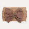 Hair Accessories 1pc Bow Baby Head Band For Children Solid Headbands Born Nylon Headband Turban Kids Headwear Girl