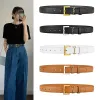 top quality Width 3.8cm Luxury Designer Belts Women vintage Genuine Leather white black casual Belts Men Cowhide Bronze Silver gold smooth Buckle Waistband belts