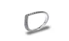 Gepolijste Wishbone-ring, 18K geelgoud vergulde ringen, originele doos voor 925 zilver, roségoud, damesbruiloftsets2699331