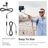 FIFINE Lavalier Microphone à revers pour téléphone portable DSLR caméra casque externe micro vlog vidéointerview Podcast 231228