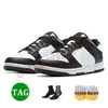 Women Mens OG Designer Low Panda Shoes Black White Pink Girls Bubbles Year of the Dragon Bacon Pandas Casual Trainers Coast Green Orange Lobster Big Size 13 Sneakers
