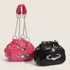 Designer Viviane Westwoods Borsa Viviennewestwood Nuova nicchia Borsa da donna di fascia alta con catena portatile Saturn Mini Borsa a tracolla Casual in rilievo