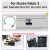 10.1 „Quled Screen 2din Android Car Radio Multimedia Video Player dla Skody Fabia 2 2007 - 2014 GPS Navi Carplay Auto 4G RDS WiFi