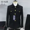 Mode Mens Leisure Boutique Solid Color Slim Fit Suit Pants 2 PCS Set Male Casual Dress Blazers Jacket byxor 231229