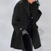 Vestes bleues en duvet pour femmes, manteau en laine, Trench, chaud, Slim, Long, pardessus d'extérieur, offre spéciale, nouvelle collection hiver 2022