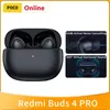 Наушники Xiaomi Redmi Buds 4 Pro Warphone 43DB Smart ANC Dual Transparency Bluetooth 5.3 Гибридный вокализм 3 Mic Tws Истинная беспроводная гарнитура