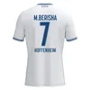 2023 24 Hoffenheim Mens Soccer Jerseys Bebou Dabbur Baumgartner Kramaric Geiger Skov Skov Ozan Kabak Kaderabek Home Blue Football Рубашки с коротким рукавом для взрослых